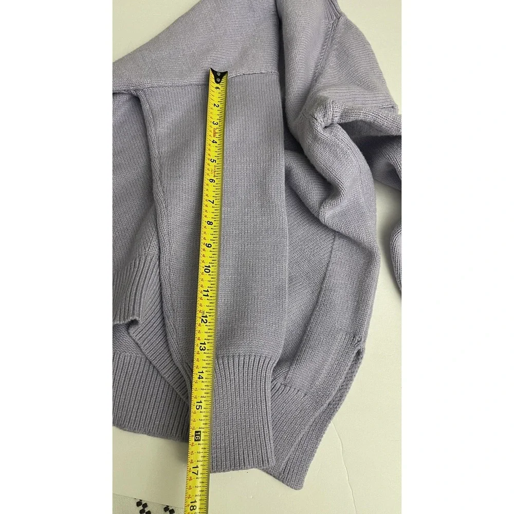 Anthropologie Maeve Women's  Mock Neck Long‎ Sleeve Lavender XS oversized